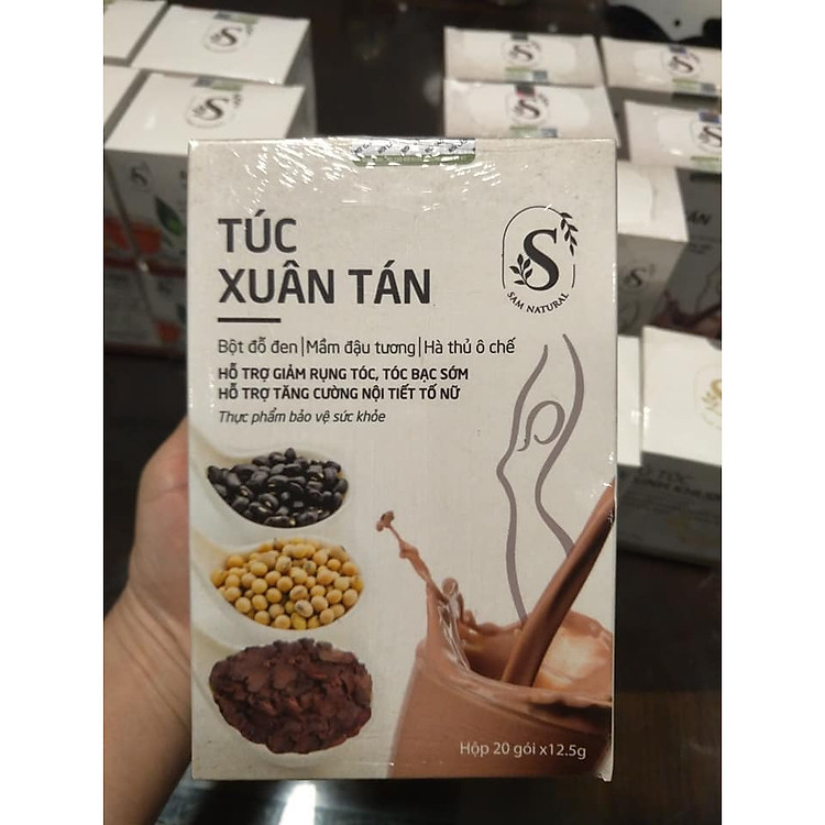 TÚC XUÂN TÁN - tăng cường nội tiết tố nữ, giảm rụng tóc, bạc tóc, chống lão hóa