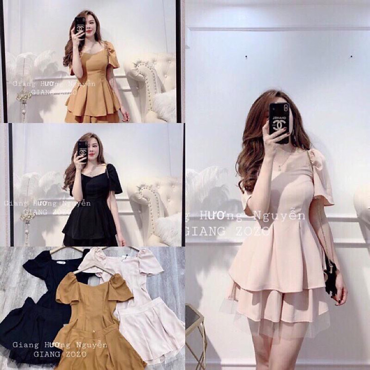 Bán sét bộ Áo nhúm quần Phối ren