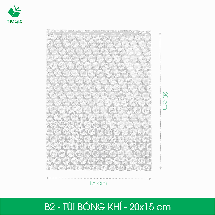 Túi bóng khí chống sốc B2 (20×15 cm, 50 túi)