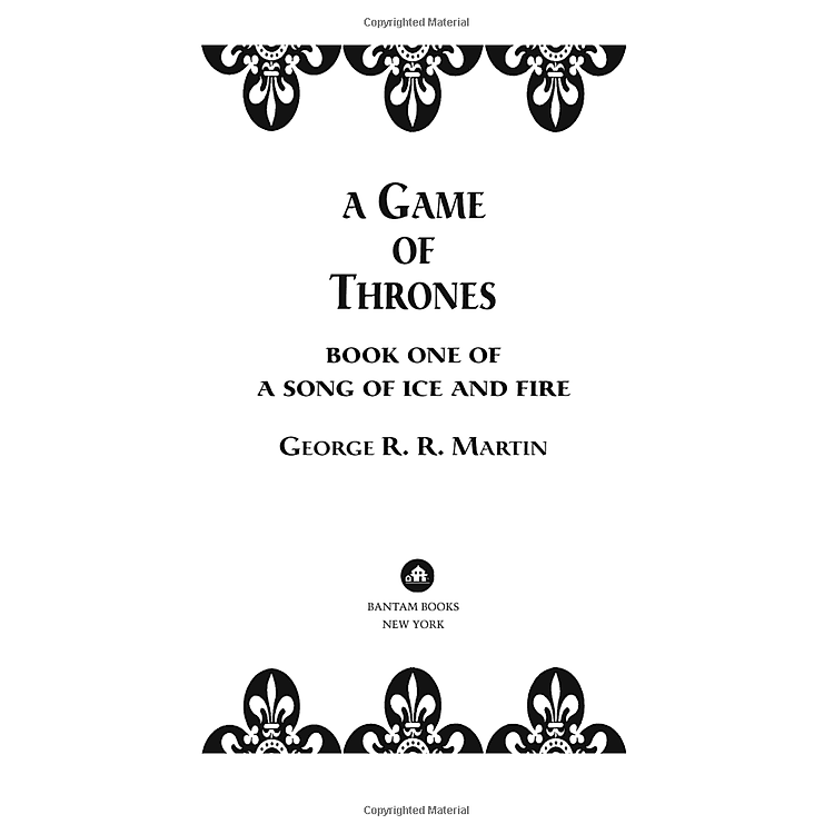 A Song Of Ice And Fire 1: A Game Of Thrones - Ảnh 7