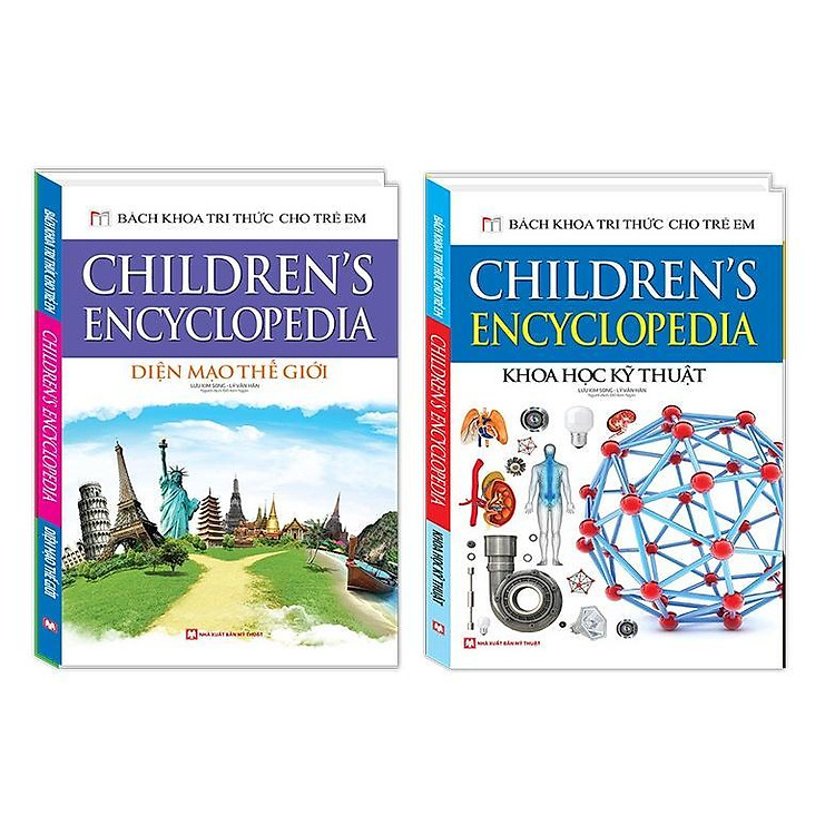 Sách - Bách Khoa Tri Thức Cho Trẻ Em - Diện Mạo Thế Giới + Khoa Học Kỹ Thuật - Minh Thắng