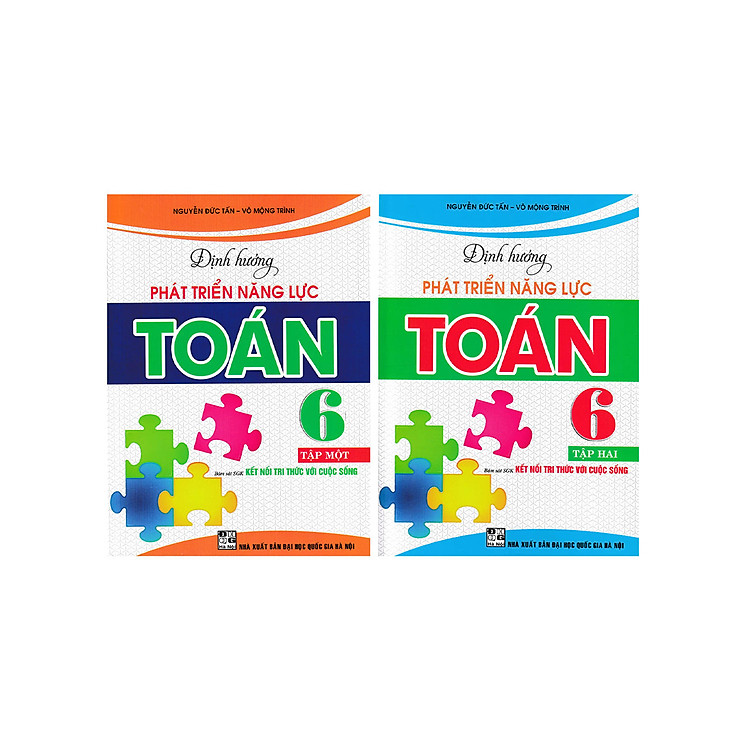 Combo Định Hướng Phát Triển Năng Lực Toán 6 - Tập 1+2 (Bám Sát SGK Kết Nối Tri Thức Với Cuộc Sống) (HA)