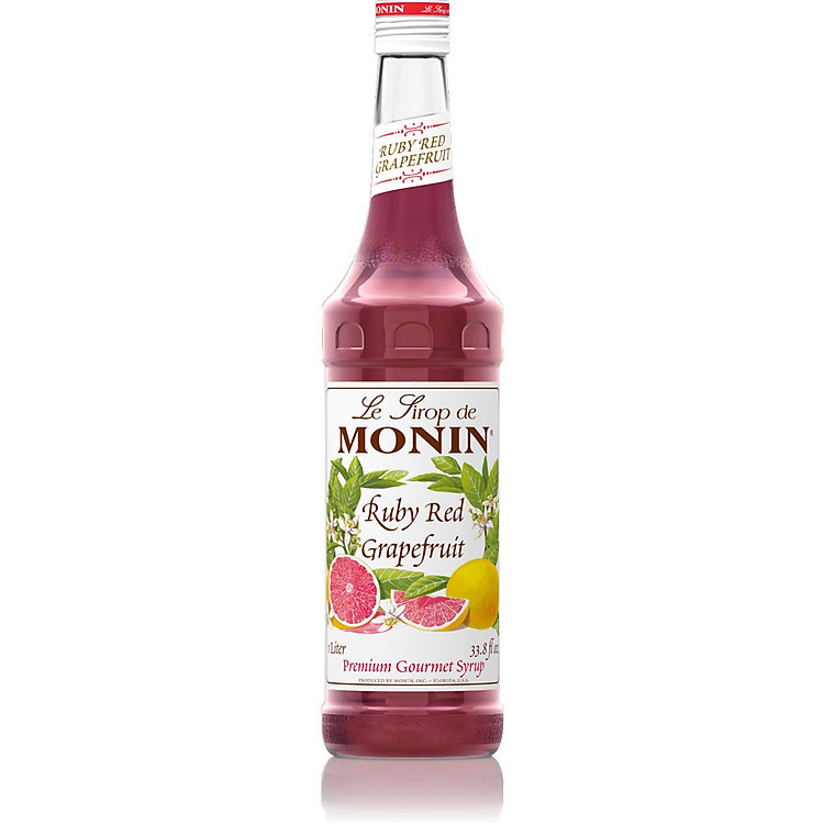 Syrup Monin Pink Grapefruit (Bưởi Hồng) 700ml