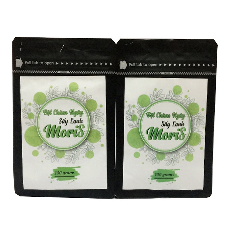 Combo 2 Gói Thực Phẩm Chức Năng Bột Chùm Ngây Sấy Lạnh Moris Túi Zip 100g