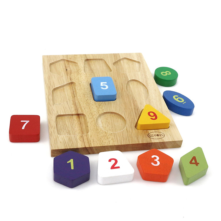 Bộ xếp hình gỗ Winwintoys 63042 Chính hãng Giá tốt - Hình ảnh 5