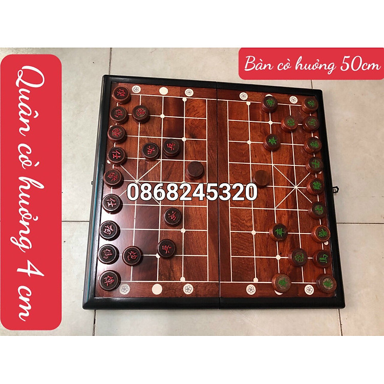 Bộ bàn cờ tướng gỗ hương combo Chính hãng Giá rẻ