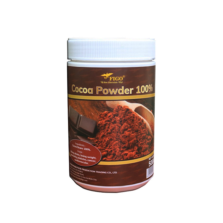 Bột cacao nguyên chất pha chế Figo 500gram Figo