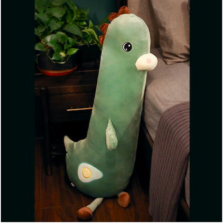 Mua Thú nhồi bông khủng long cute 120cm Chính hãng Giá tốt - Hình ảnh 4