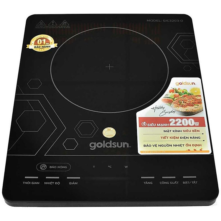 Bếp từ cảm ứng Goldsun GIC3203-D (kèm lẩu) - Hàng Chính Hãng (chỉ giao HN và một số khu vực)
