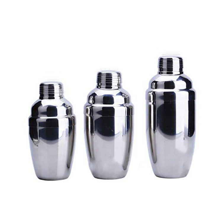 Bộ 3 shaker inox 350ml, 550ml, 750ml (bình lắc)