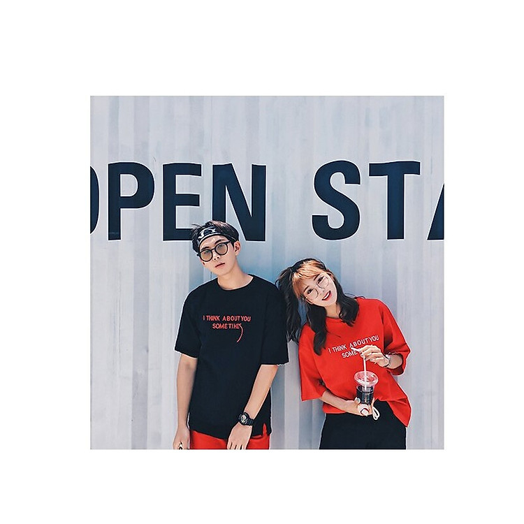 Áo Thun Cặp Đôi Couple Tihe Thời Trang, Phong Cách Nhật Bản