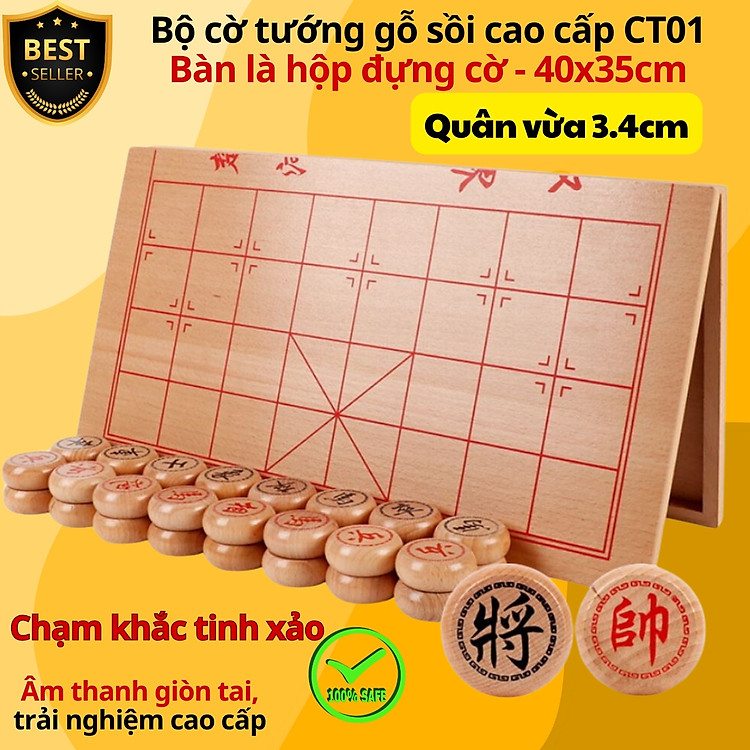 Mua Bộ Cờ Tướng Gỗ 40*35cm Chính Hãng Chính hãng Tiết kiệm
