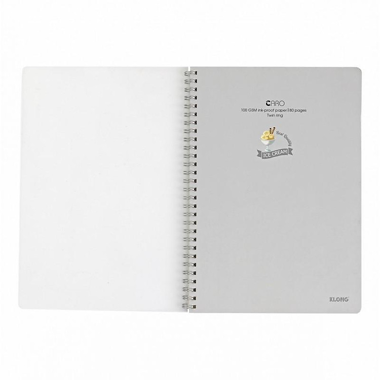 Vở Caro Lò Xo Kép Bìa Nhựa B5 (80 trang) - Ảnh 3