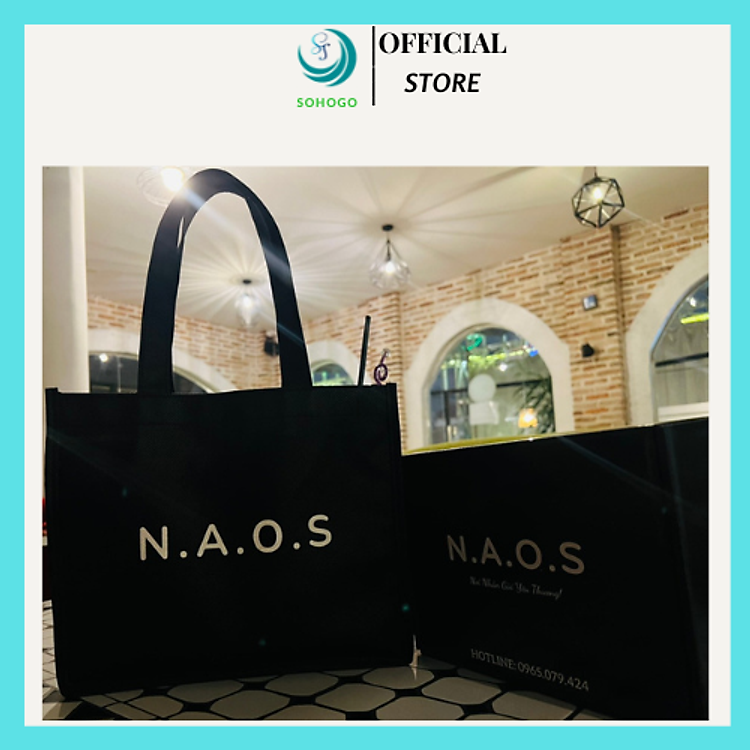 Hộp Đựng Quà Kèm Túi Vải (22x16x6cm, Màu Đen)