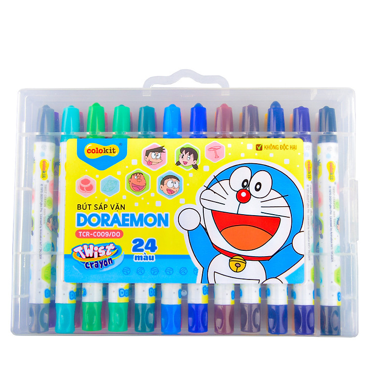 Bút sáp vặn Thiên Long Colokit TCR-C009 (24 màu) - Ảnh 3