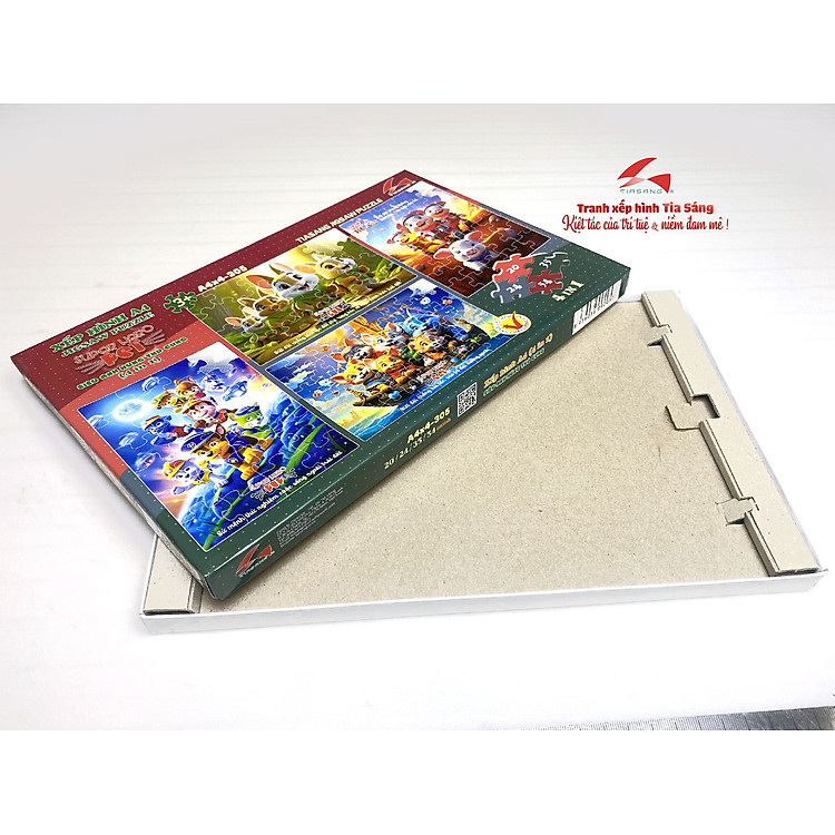 Xếp hình A4 Siêu Anh Hùng Thú Cưng Chính hãng Ưu đãi - Hình ảnh 5