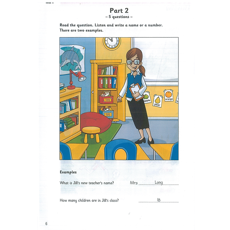 Pre A1 Starters 3 Student's Book: Authentic Examination Papers - Ảnh 5