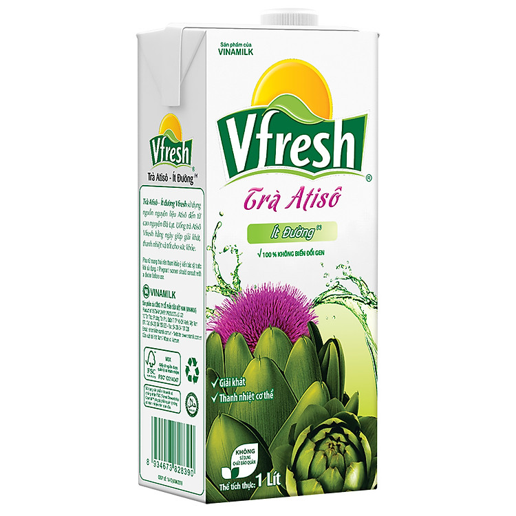 Trà Atiso Ít Đường Vfresh 1L