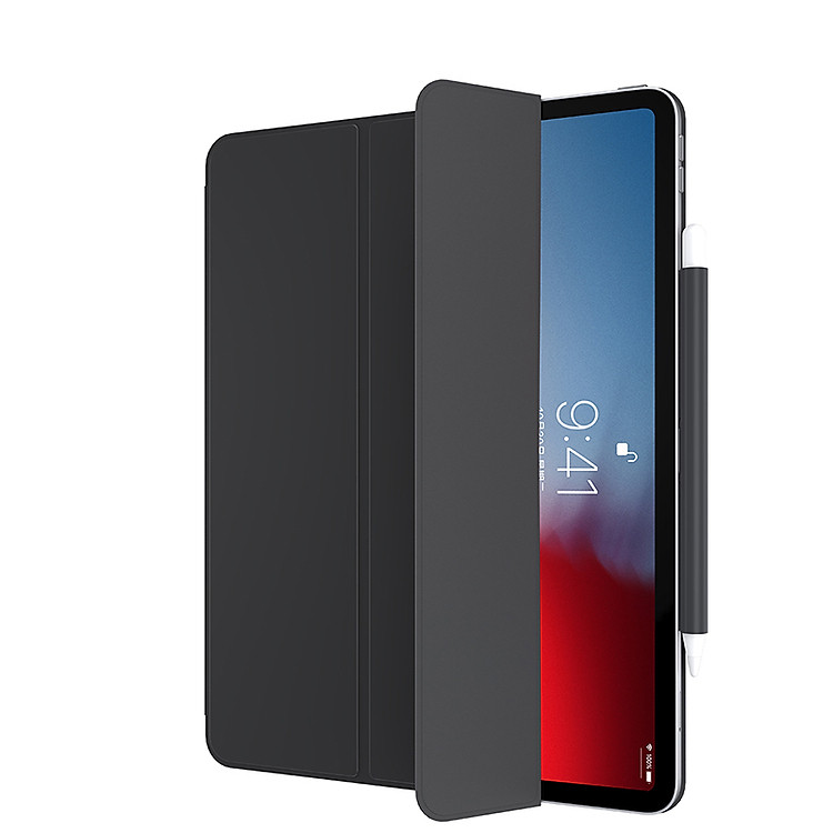 Bao da không viền cho iPad Pro 12.9 2018 hiệu Rock Ultra Thin Magnetic (Smart Sleep Cover) - Hàng chính hãng