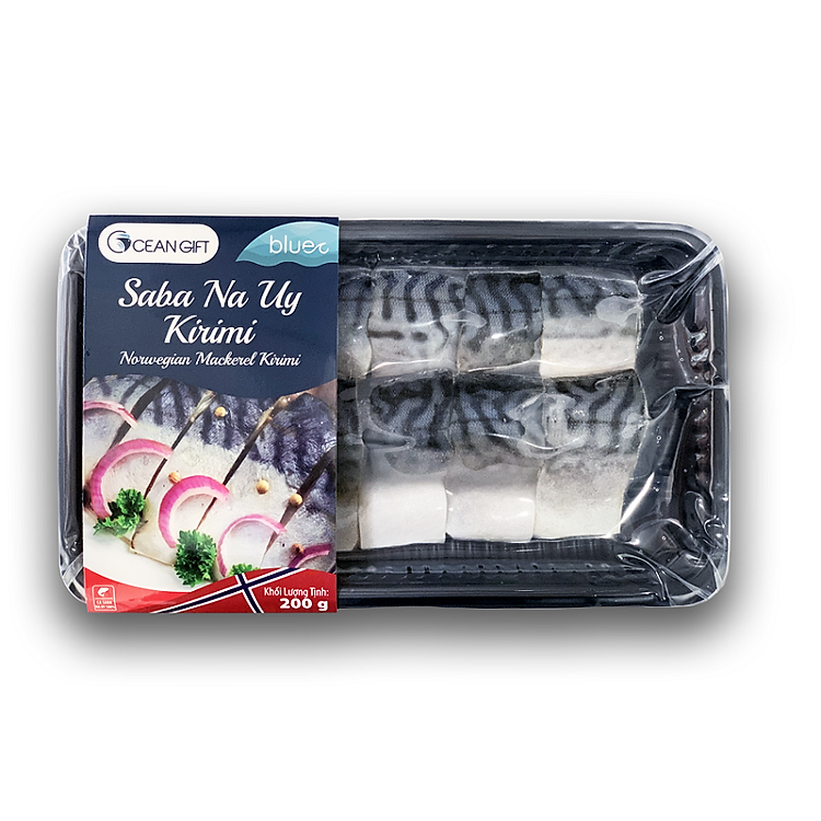 Cá Saba Nauy kirimi Blue 200g