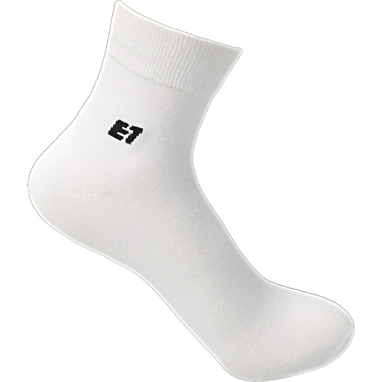 Vớ nam cổ trung Cotton M201 màu Trắng