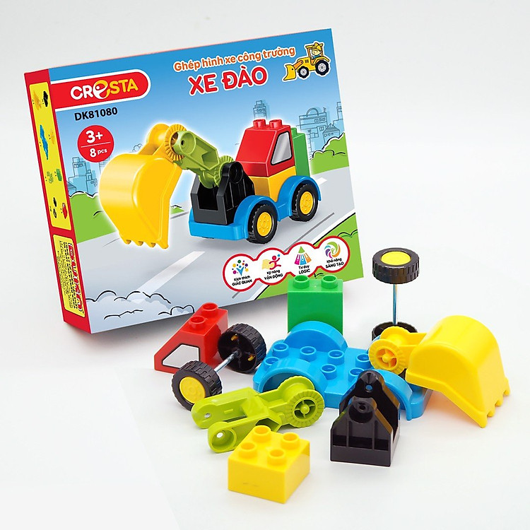 Mua tại MyKingdom: Ghép hình xe công trường DK81080 - Ngập tràn khuyến mãi
