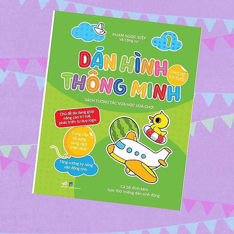 Dán Hình Thông Minh Cho Bé 1-5 Tuổi – Sách Tương Tác Vừa Học Vừa Chơi (Tập 1) - Ảnh 2