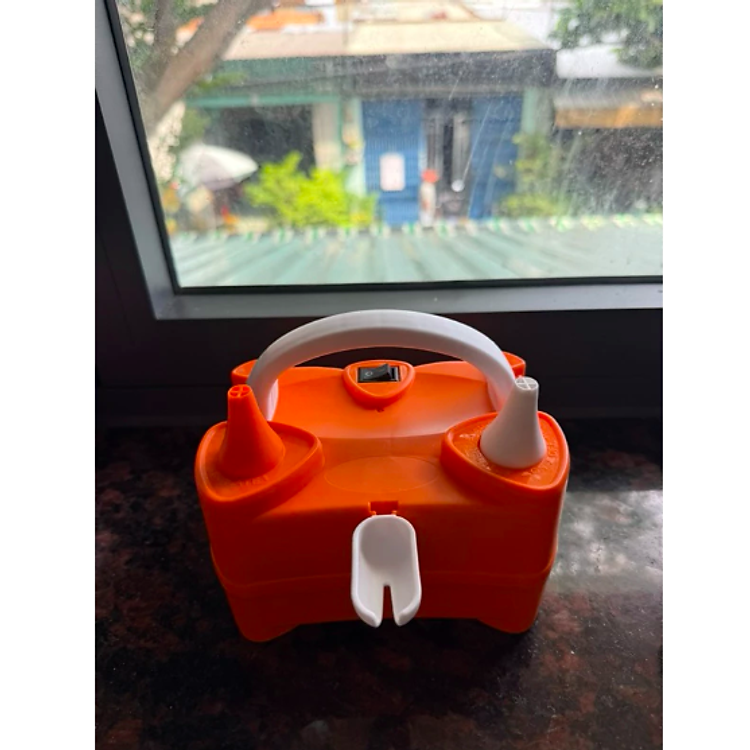 Máy Bơm Bóng Bay Điện Mini 2 Đầu Công Suất Cao - Ảnh 2