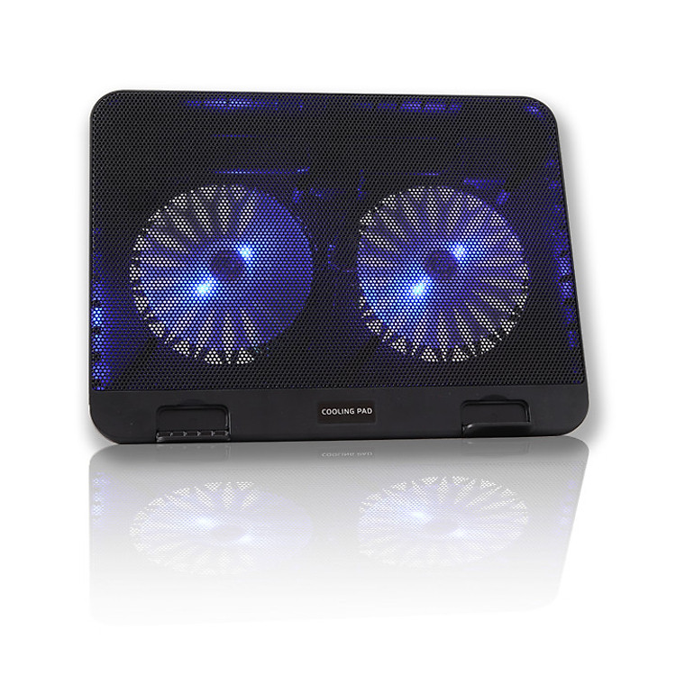 Quạt tản nhiệt Laptop N66 (2 Fan) +Tặng Lót chuột liên minh huyền thoại