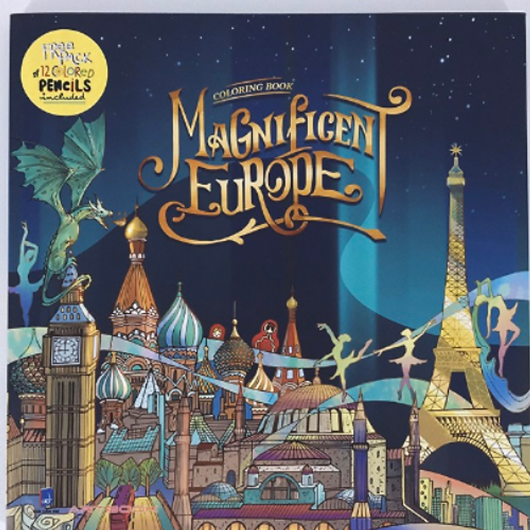 Magnificent Europe Coloring Book