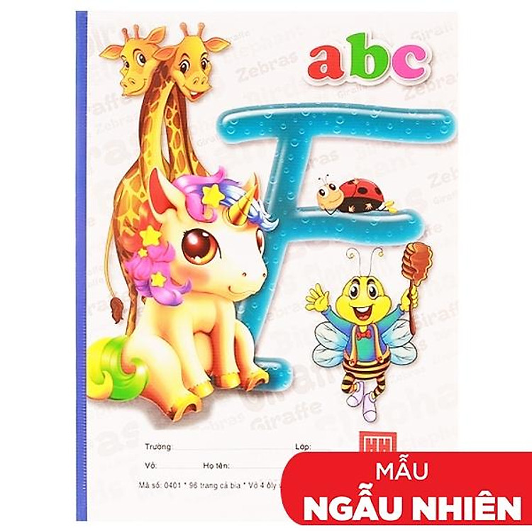 Vở Class ABC 4 Ô Ly (96 trang) 100g/m2