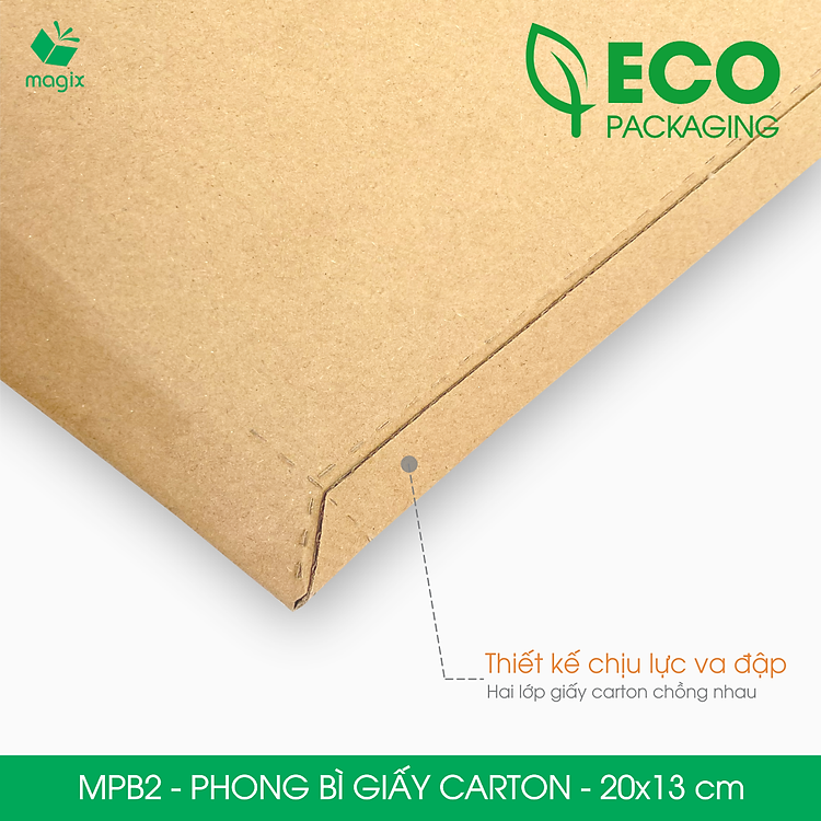 Phong Bì Carton Đóng Hàng MPB2 (20x13 cm - 100 chiếc) - Ảnh 7