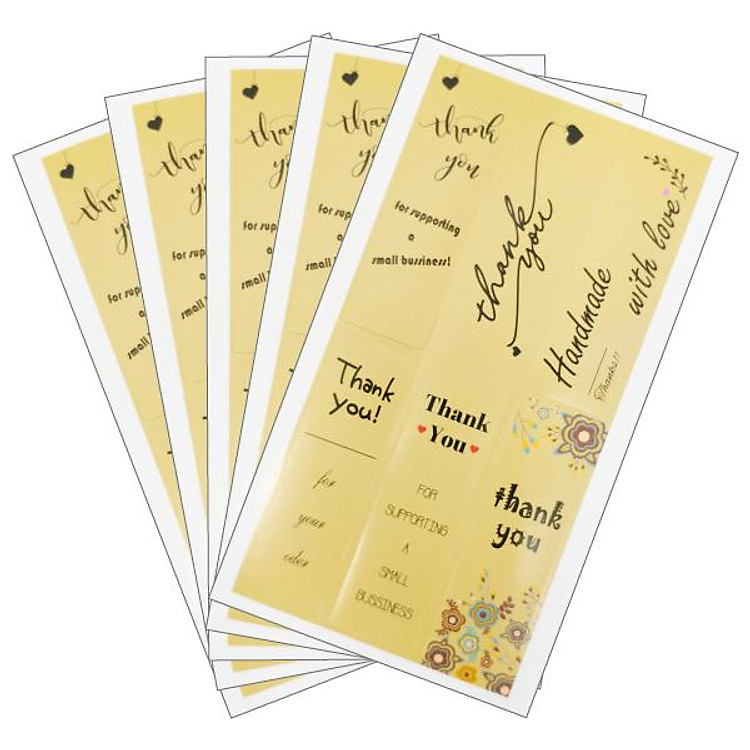 Sticker Cảm Ơn – Teenage CTE-038 (5 tờ)