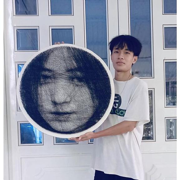 Tự làm Tranh Chỉ Đinh tặng người thân.Với 5 phút hướng dẫn. Chỉ cần gửi ảnh các bạn sẽ có bộ vật liệu làm tranh tại nhà