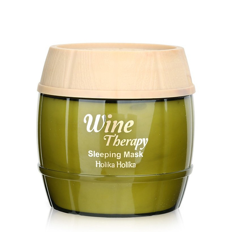 Mặt nạ ngủ rượu vang trắng Holika Holika Wine Therapy Sleeping Mask 120ml