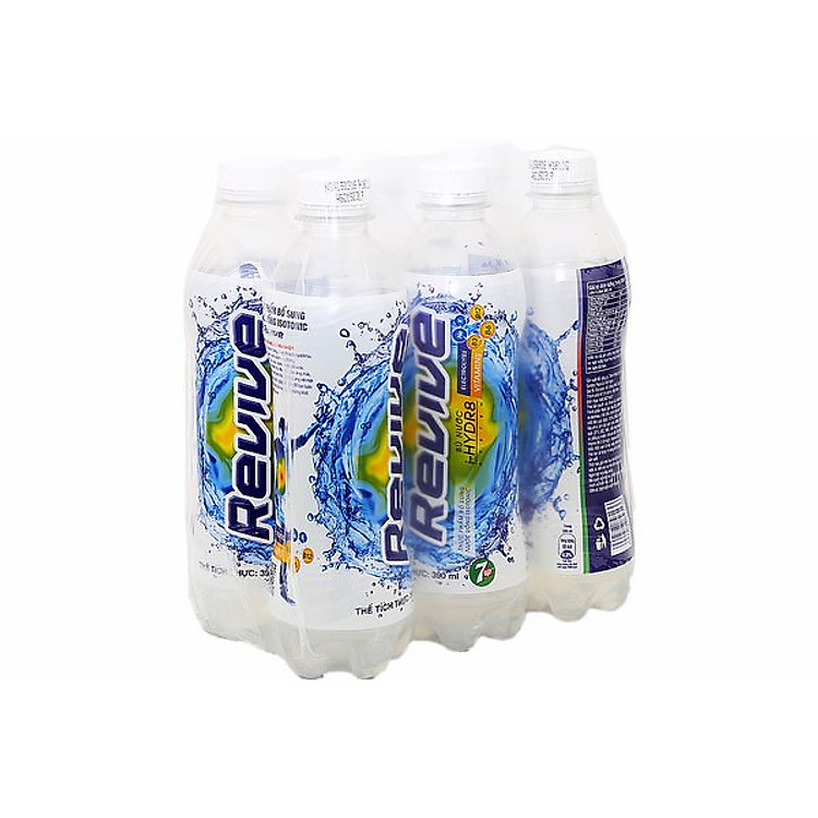 Lốc 6 Chai Nước Giải Khát 7Up Revive (390ml/Chai)