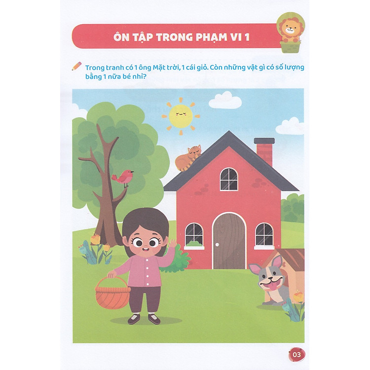 Chuẩn Bị Vào Lớp 1 - Vở Làm Quen Với Toán (Dành Cho Mẫu Giáo) - Ảnh 3