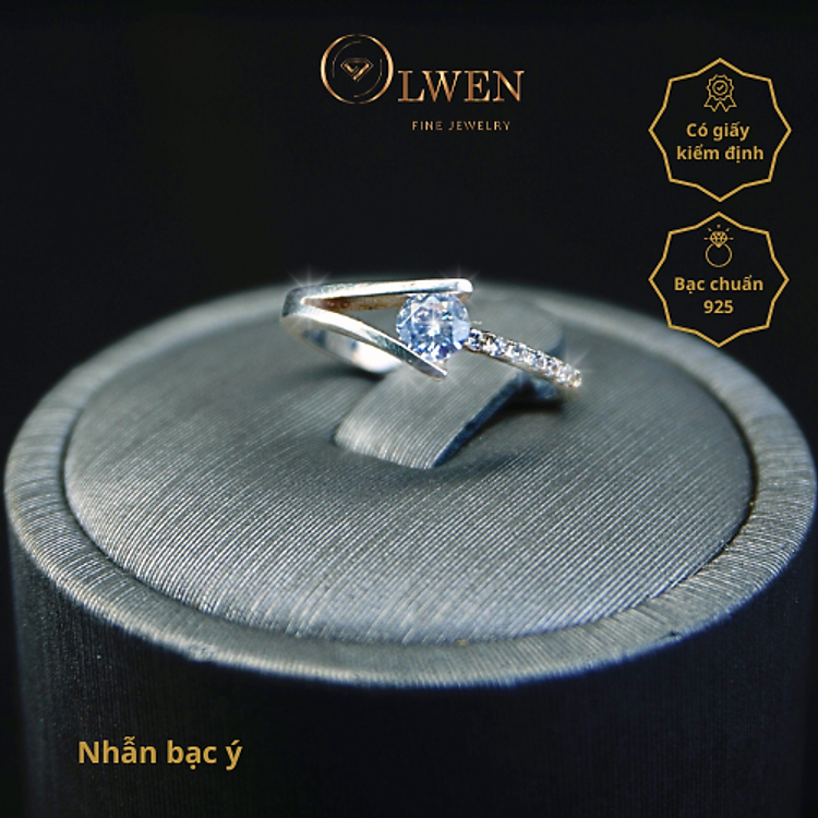 NHẪN BẠC Ý 925 OLWEN FINE JEWELRY - NM80