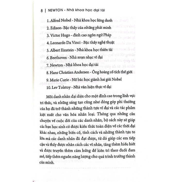 Kể Chuyện Thiên Tài Nổi Tiếng - Newton - Nhà Khoa Học Đại Tài - Ảnh 5