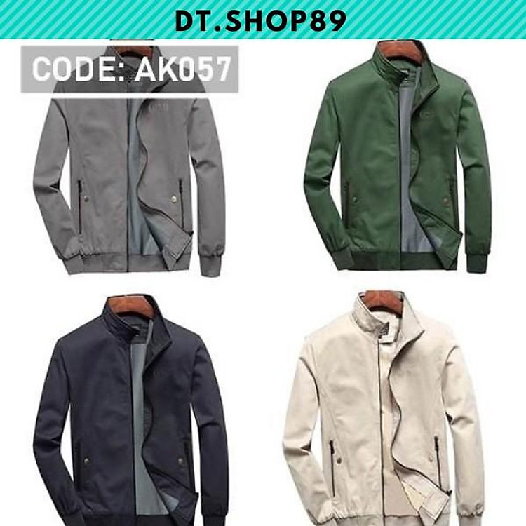 Áo khoác kaki nam 2 lớp ️️ áo khoác nhẹ, lớp ngoài kaki trong lót dù thời trang DT.shop89