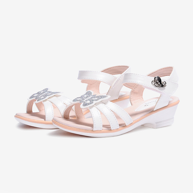 Giày Sandal Si TPR Bé Gái Biti's Việt Nam DTB066300TRG - Trắng