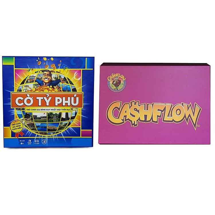 Combo dạy con làm giàu: Cờ Tỷ Phú Việt Nam + Game Cashflow