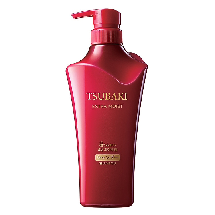 Dầu Gội Đầu TSUBAKI Cấp Ẩm Dành Cho Tóc Khô Xơ (500ml) | Dầu gội