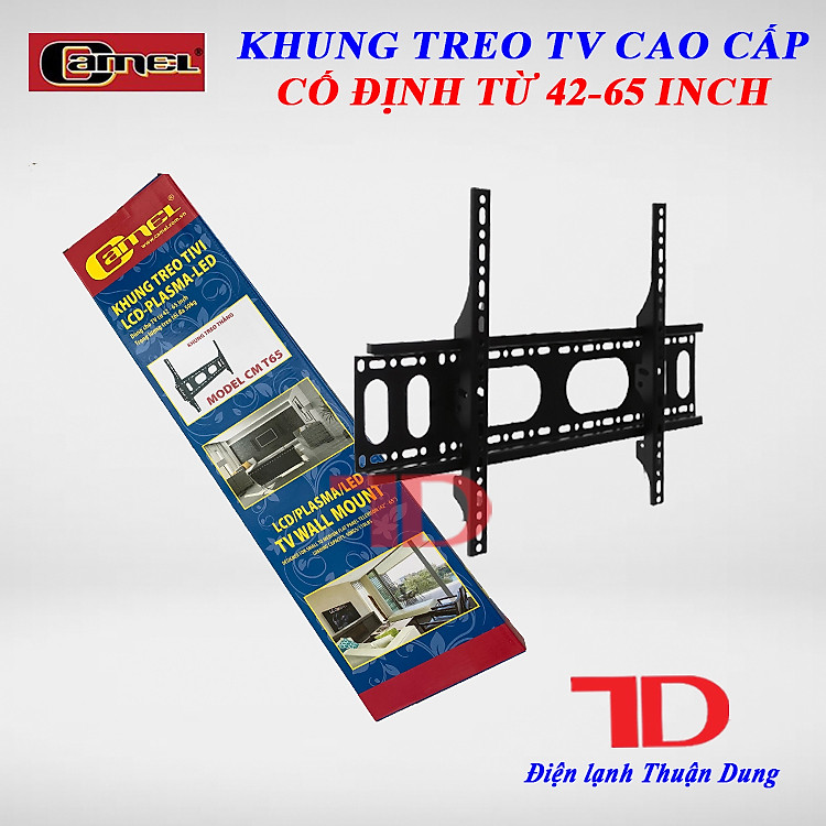 Khung treo TIVI cao cấp cố định và gật gù 60 - 85 inch Hàng Chính Hãng - Điện Lạnh Thuận Dung