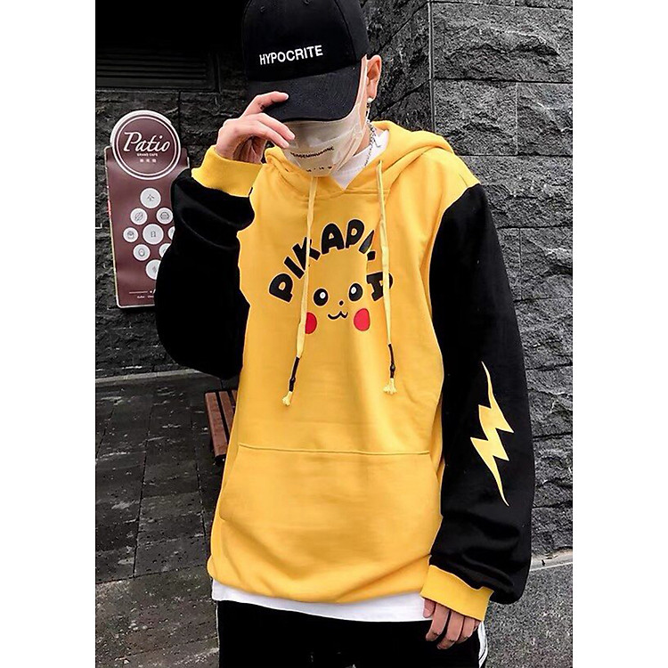 Áo Khoác Hoodie Nam Pikachu TKLZB34S