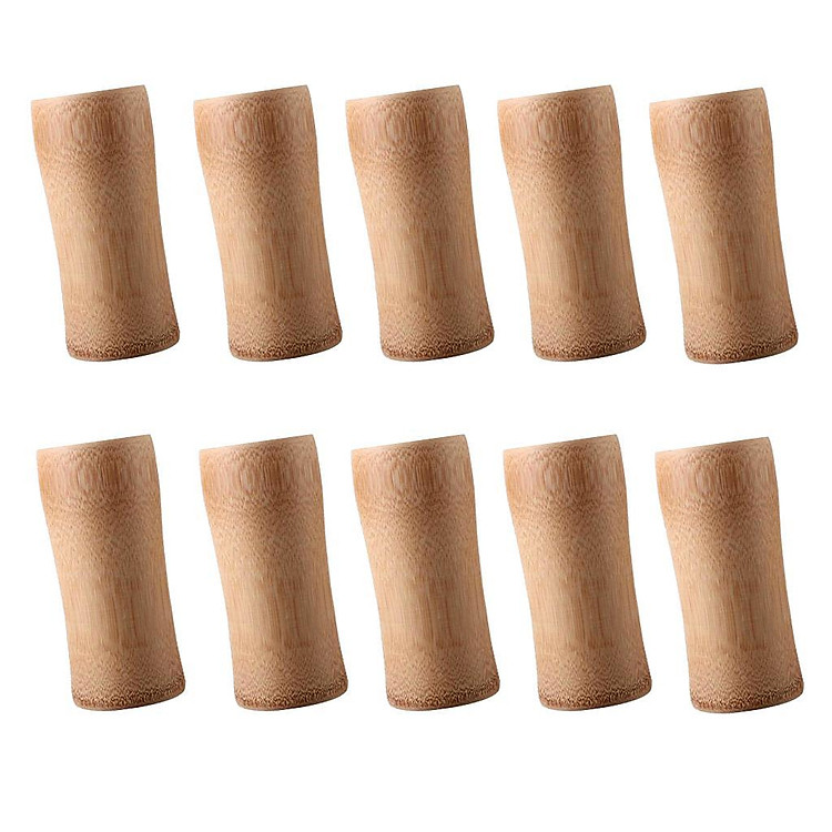 10x Bamboo Beer Juice Mug Cup Drinking Cups for Sake Coffee Tea Wine Milk