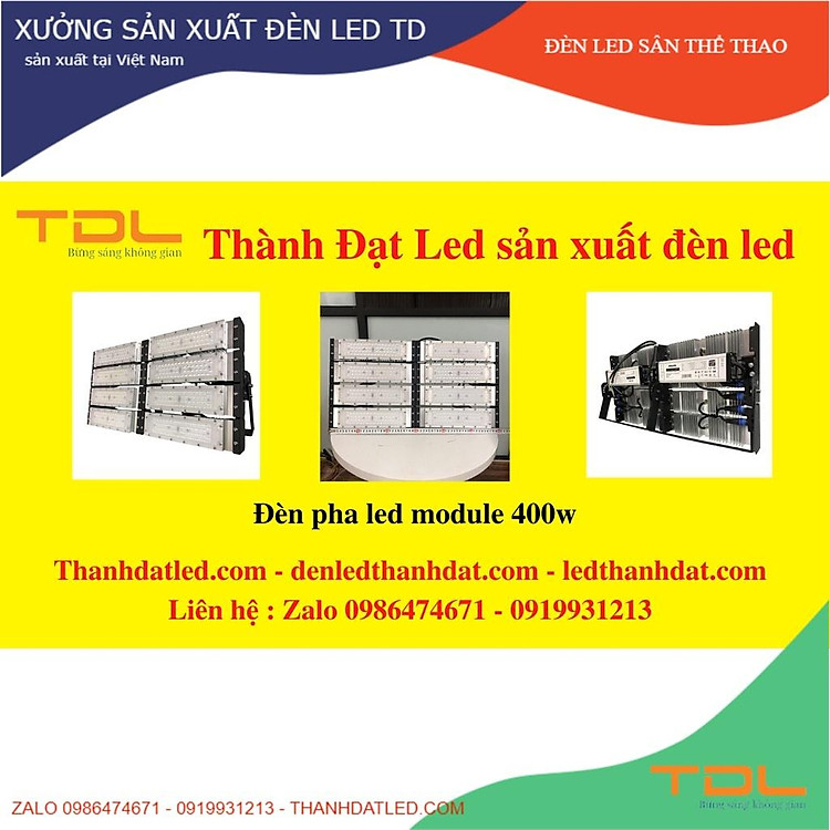 Đèn led chiếu sáng 400w