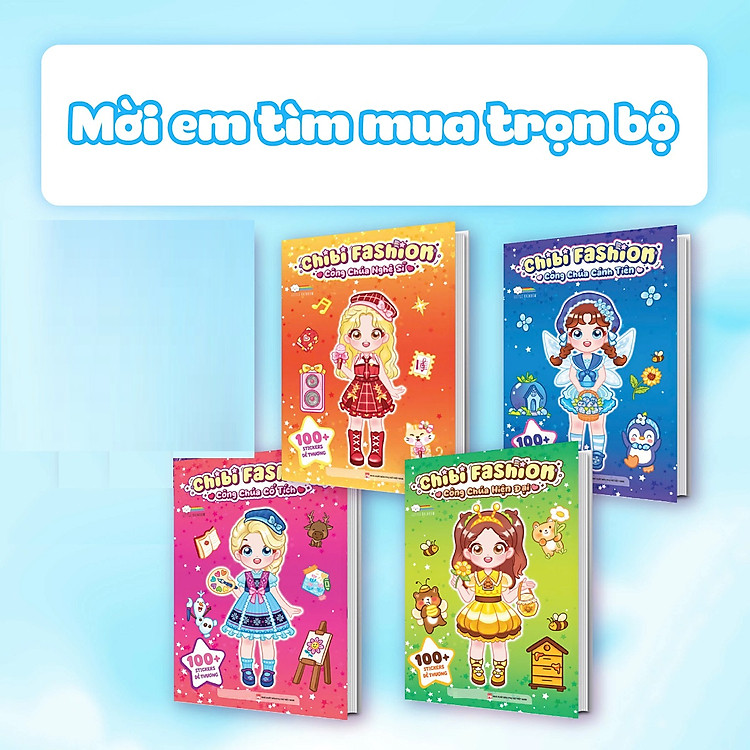 Chibi Fashion Công Chúa (100+ Sticker Dễ Thương)