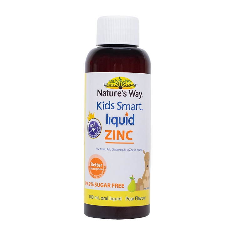 Kẽm Nước Nature's Way Kids Smart Liquid Zinc 100ml Hàng chuẩn Giá rẻ - Hình ảnh 2