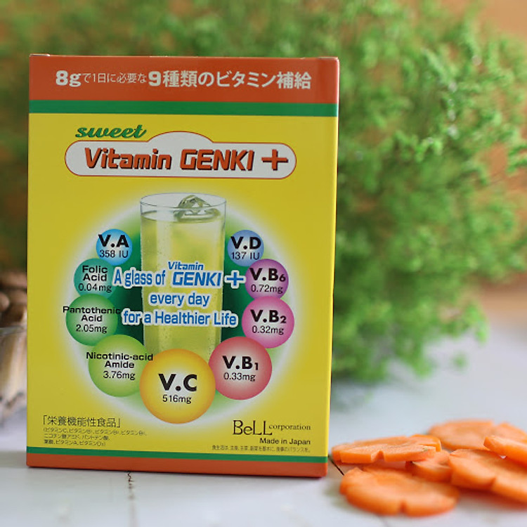 Vitamin GENKI+ tăng cường sức đề kháng cho bé Nội địa Nhật Bản